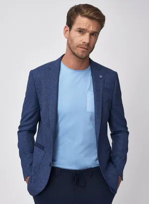 16874 Navy Blue Regular Fit Jacket