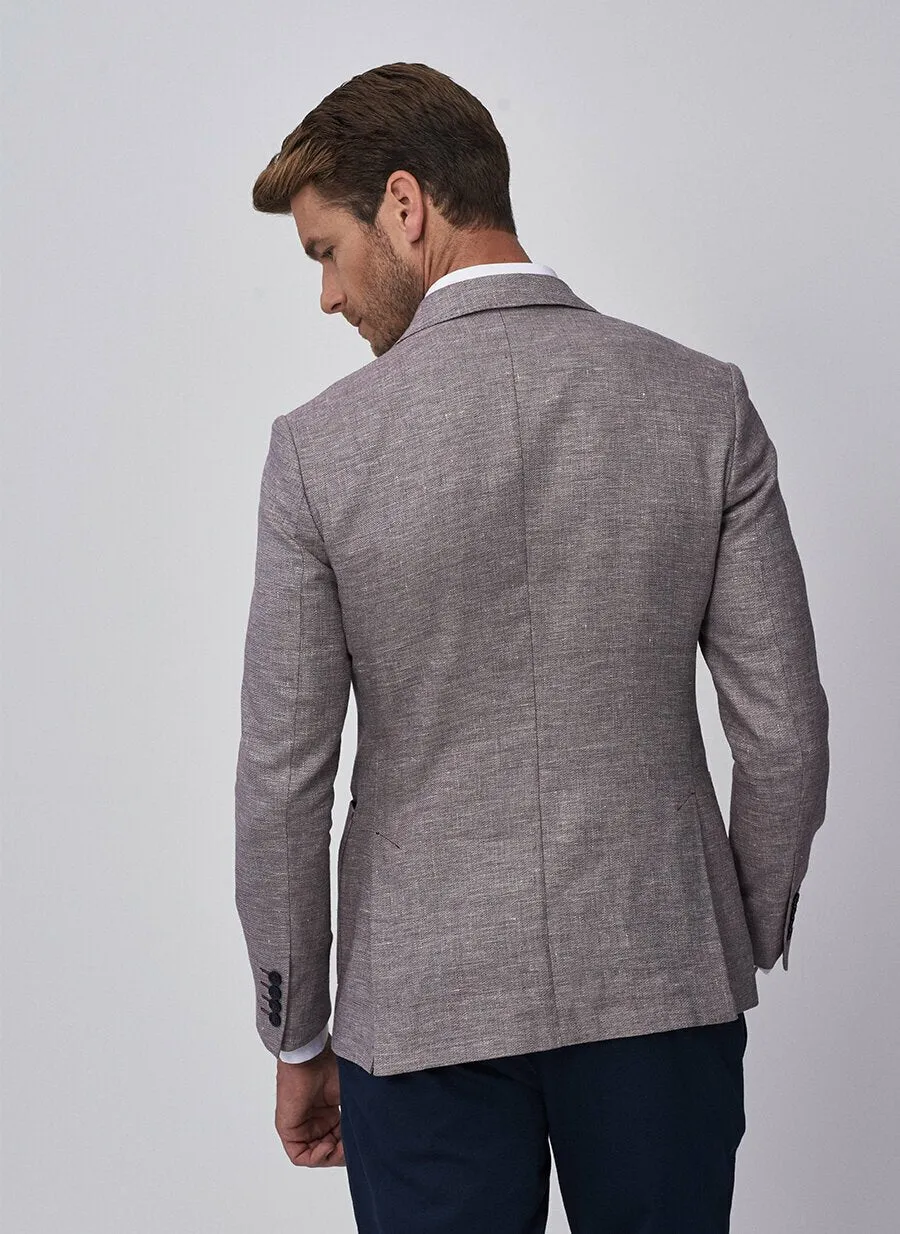 16905 Burgundy Regular Fit Jacket