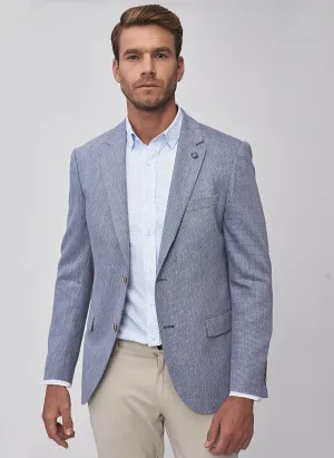 16906 Blue Slim Fit Jacket