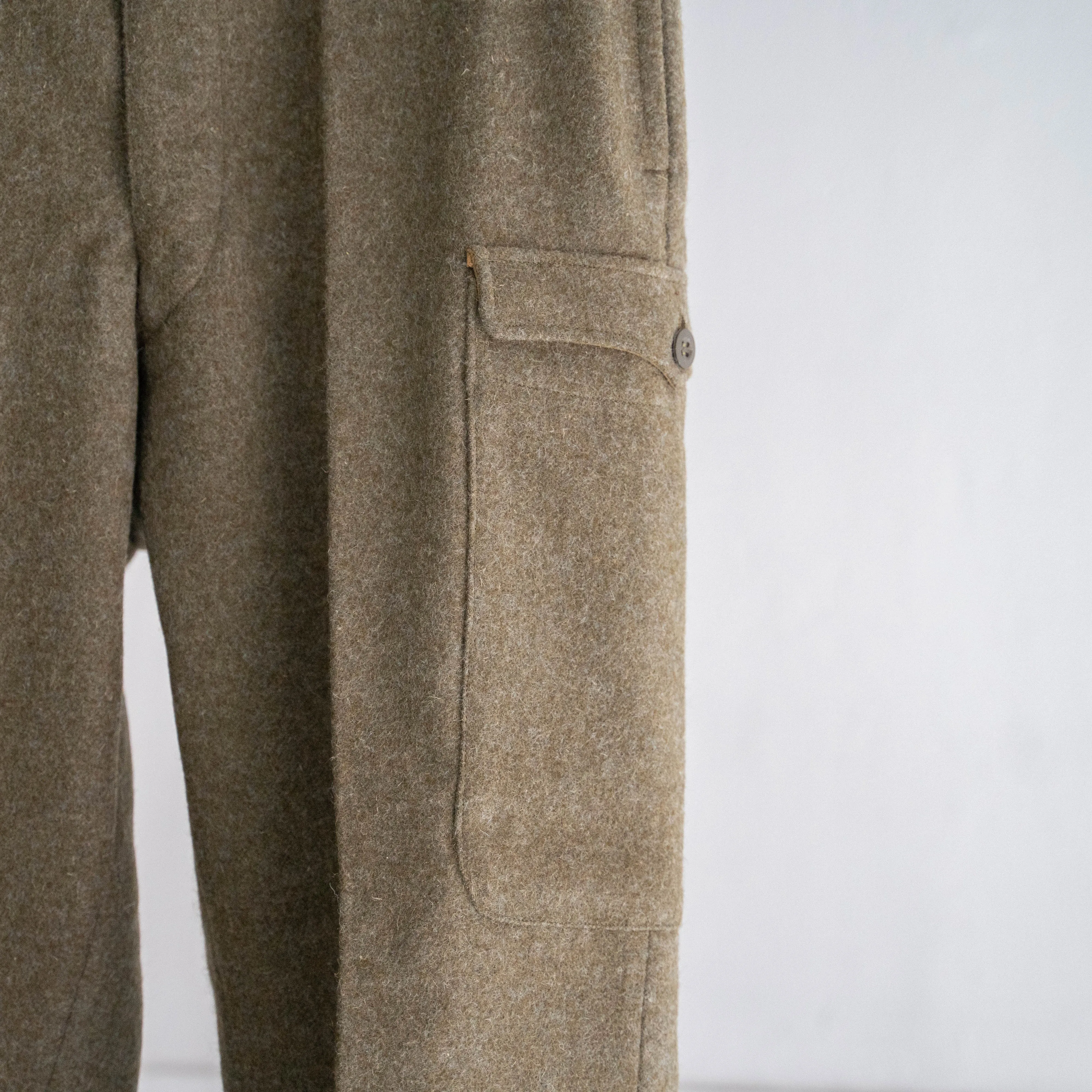 1950s Italian military wool battle dress pants 'dead stock'