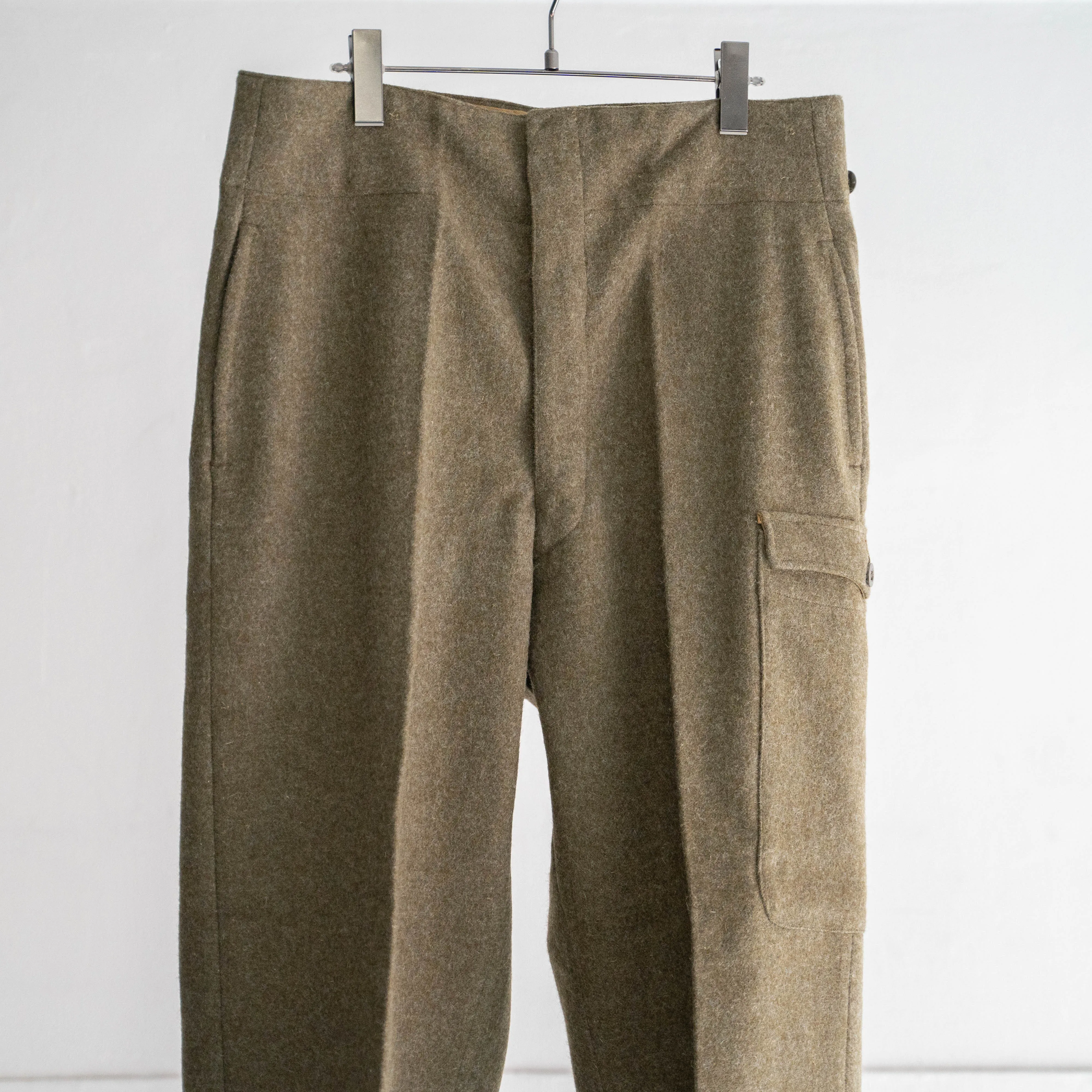 1950s Italian military wool battle dress pants 'dead stock'