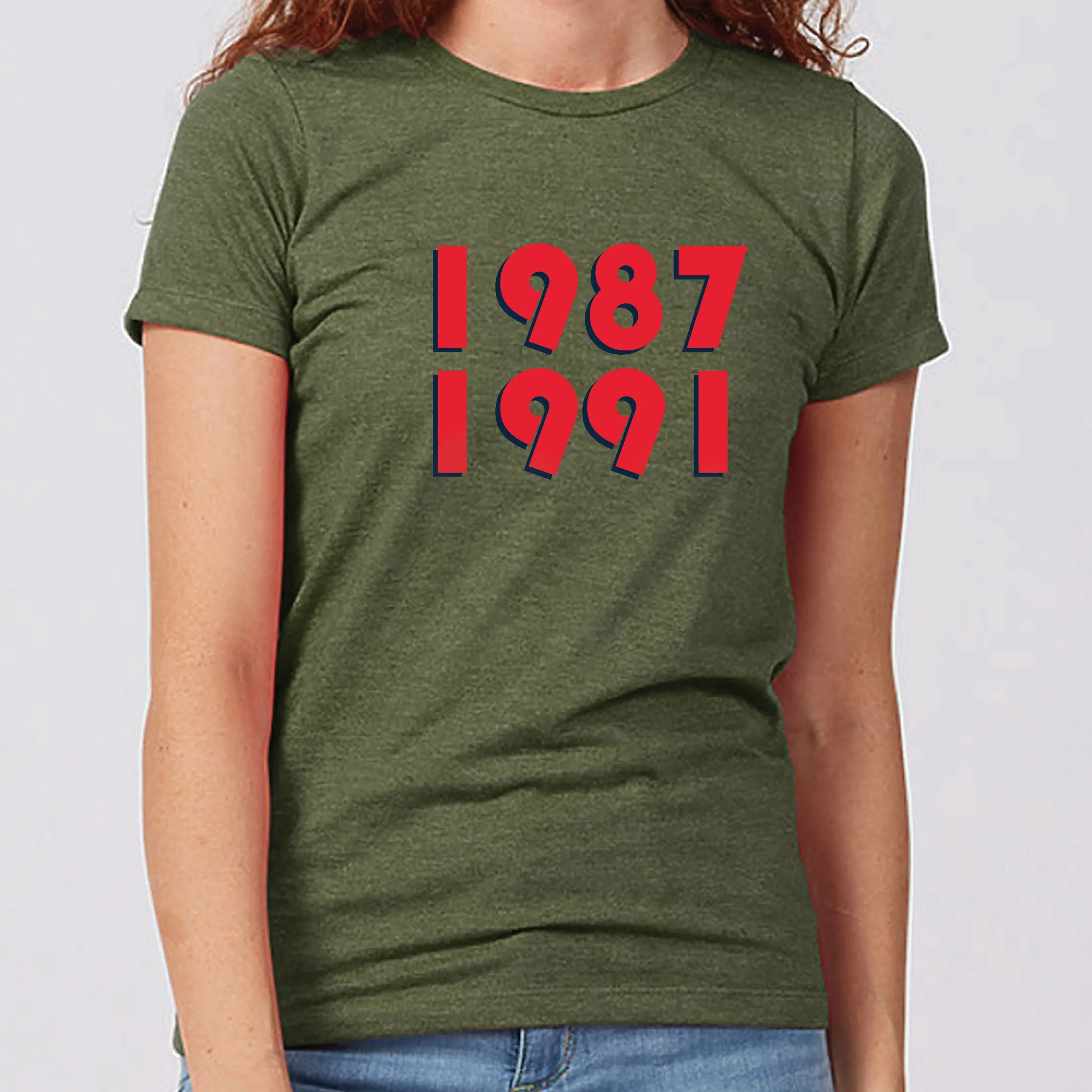 1987 1991 Minnesota Women's Slim Fit T-Shirt