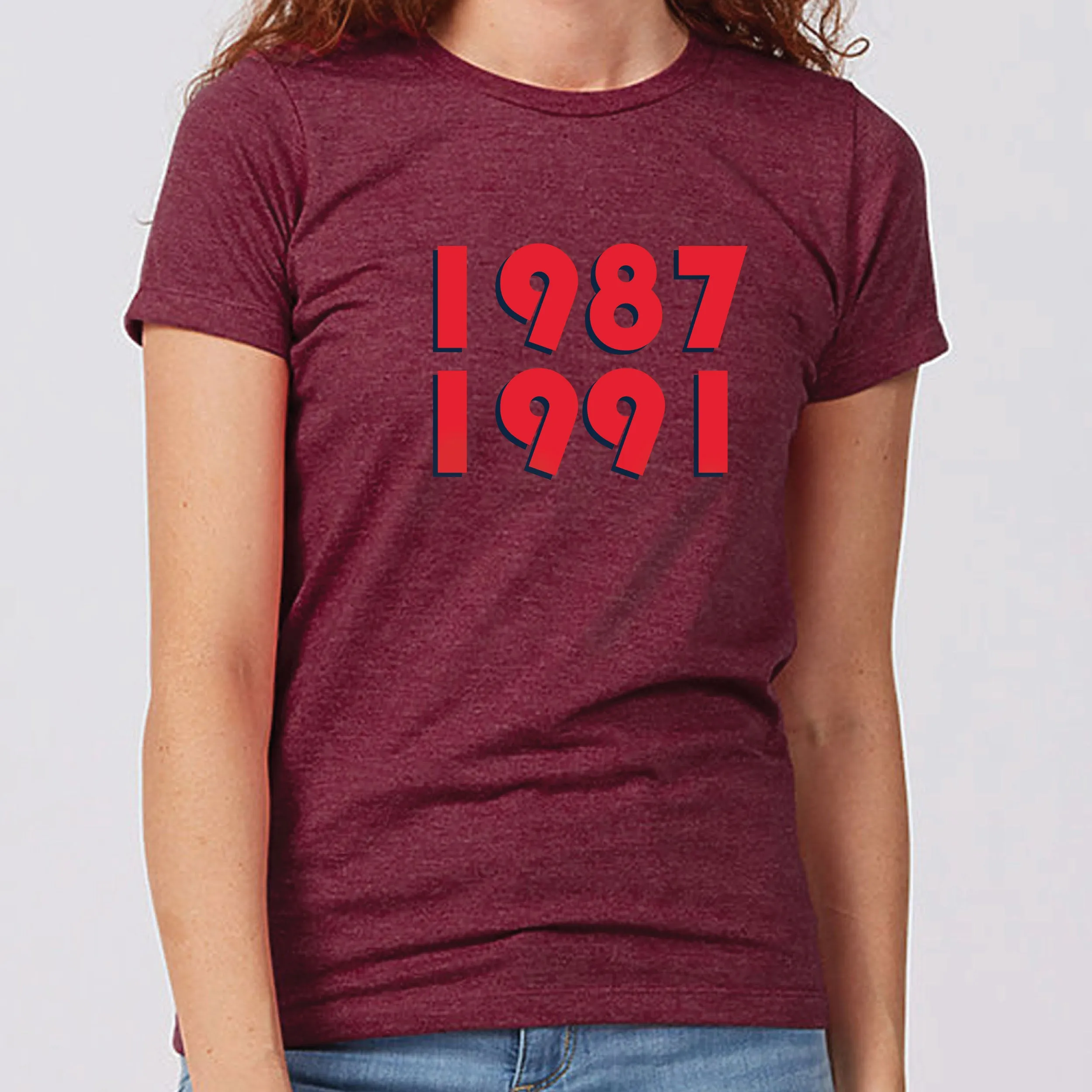 1987 1991 Minnesota Women's Slim Fit T-Shirt