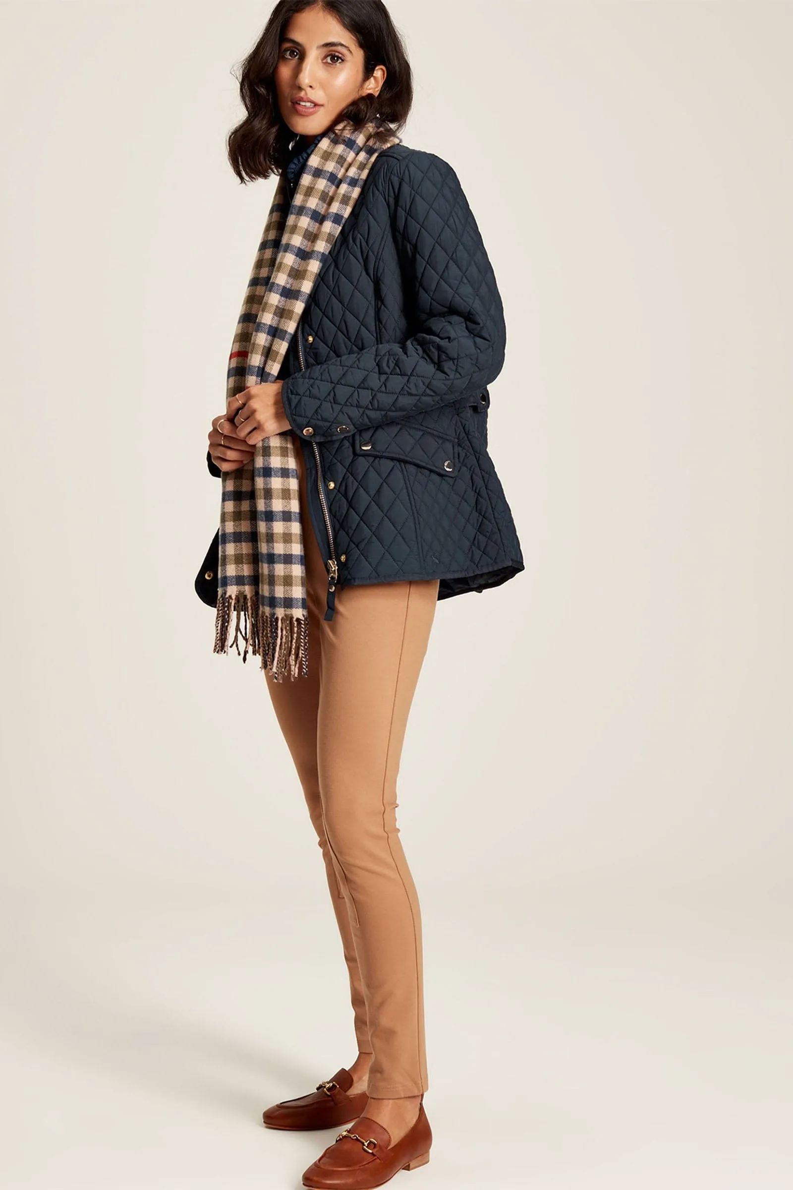 Allendale Showerproof Quilted Jacket - Dark Navy
