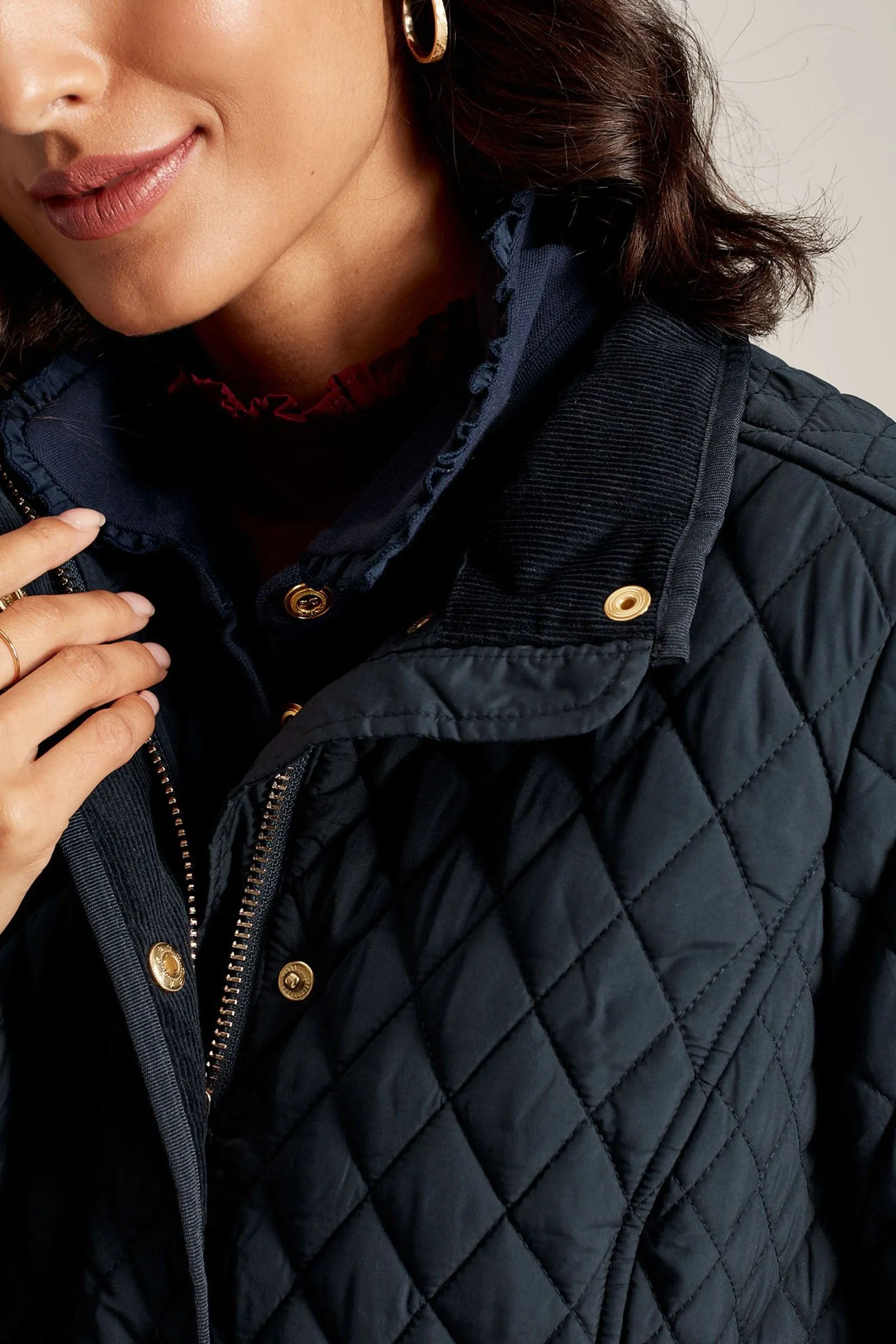 Allendale Showerproof Quilted Jacket - Dark Navy