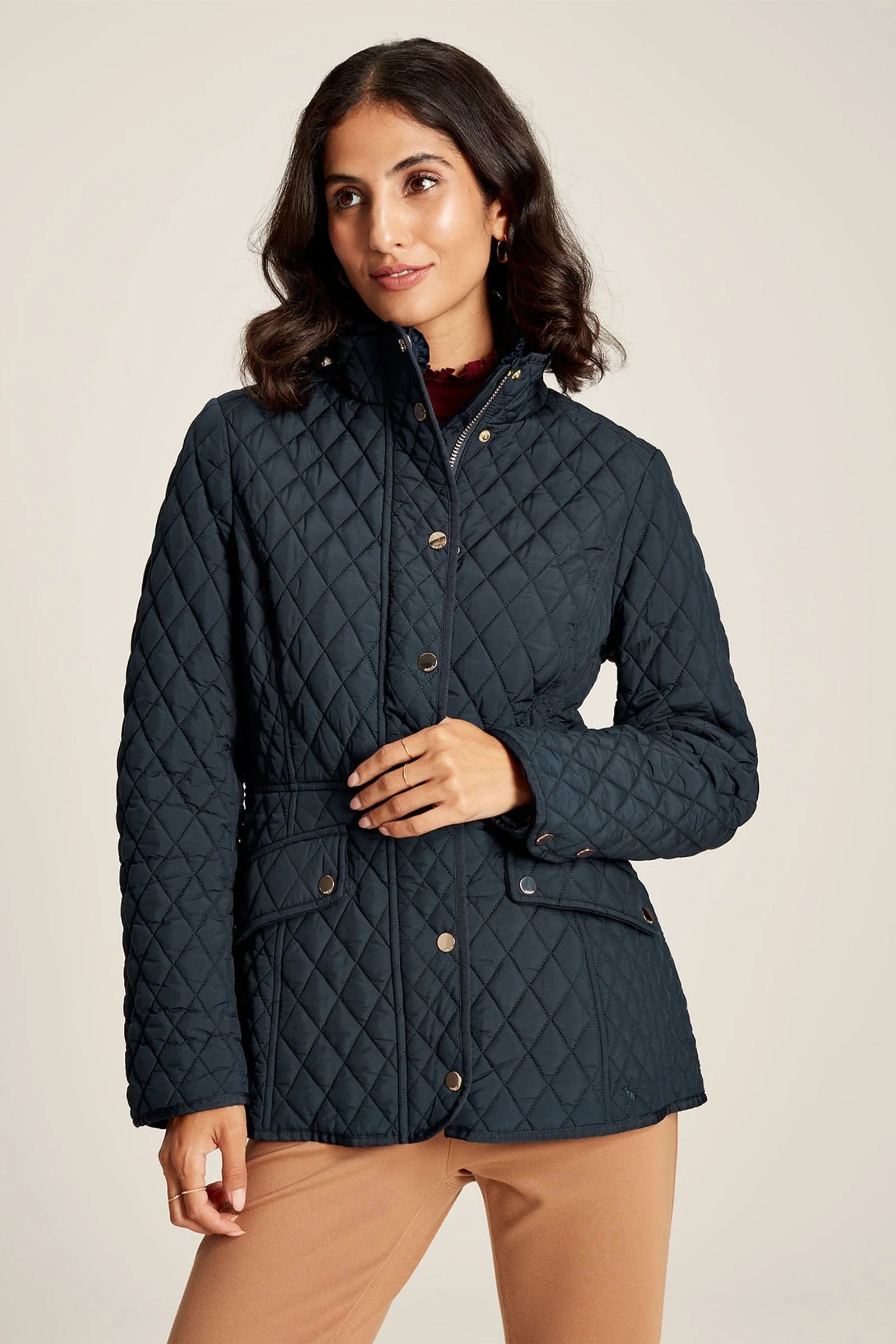 Allendale Showerproof Quilted Jacket - Dark Navy