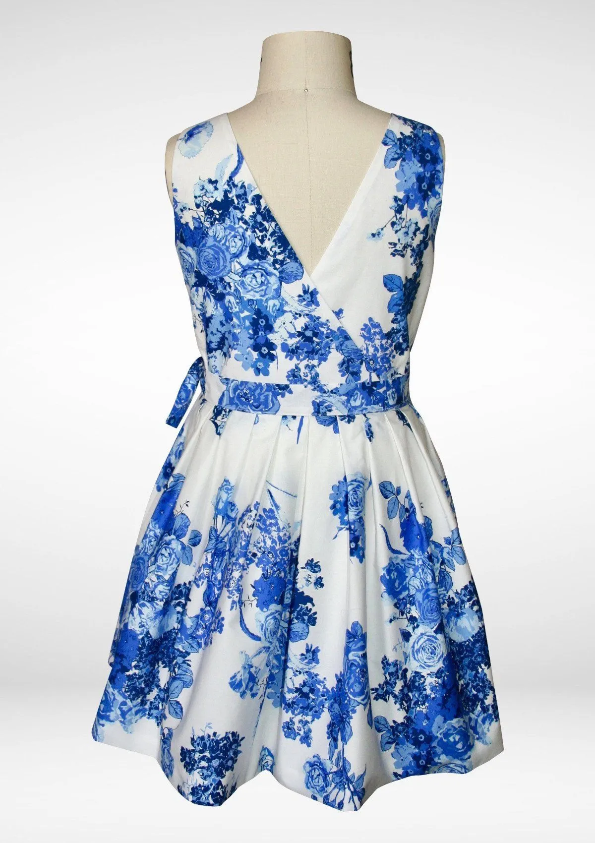 Aria Blue Blooms Dress