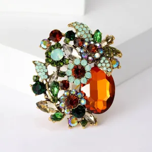 Banu Leather Brooch Pin