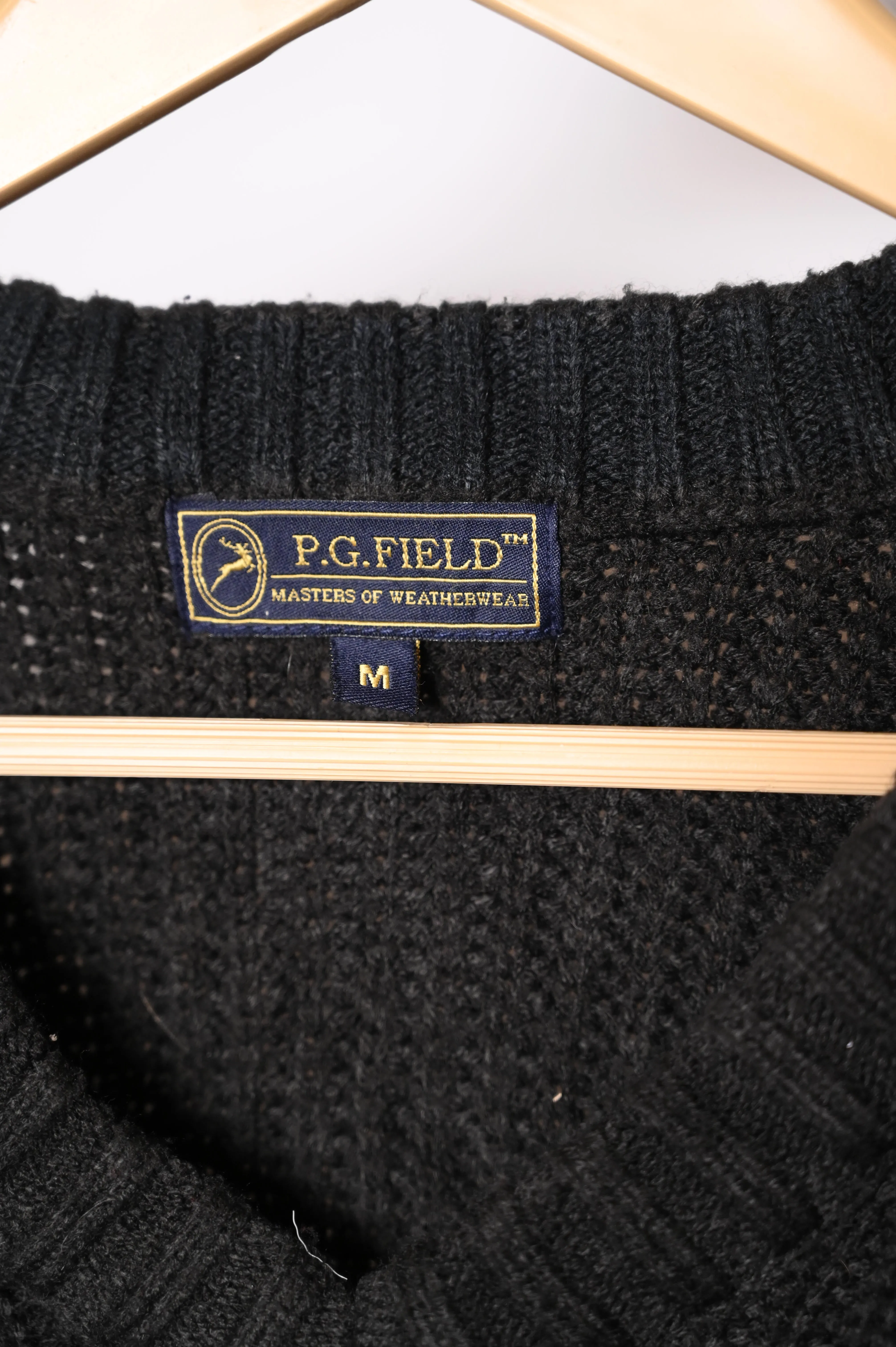 Black P.G Field Medium Sweater