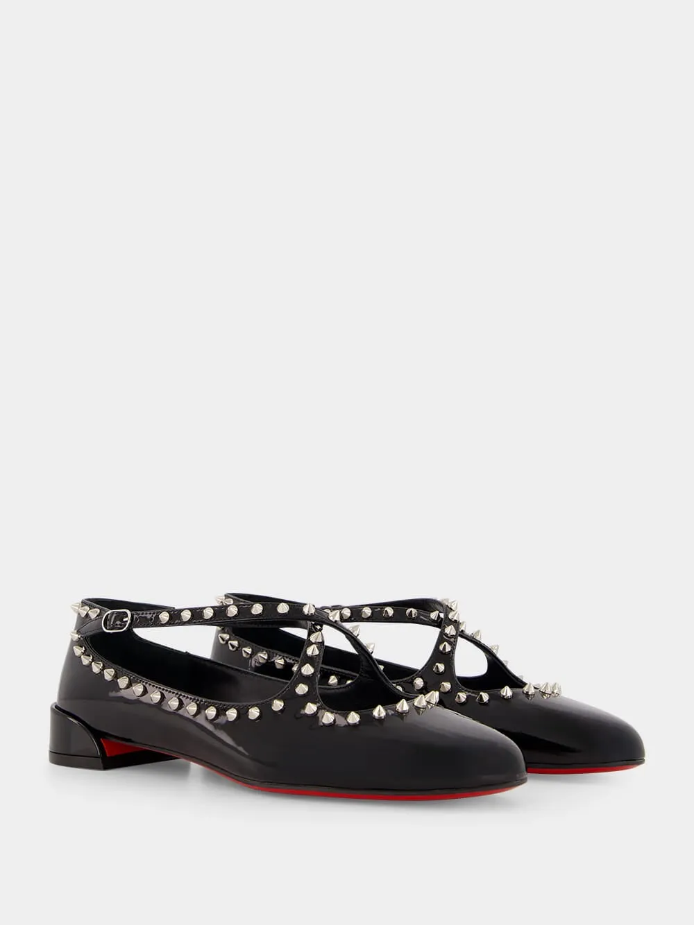 Black Pilouta Jane Ballerinas