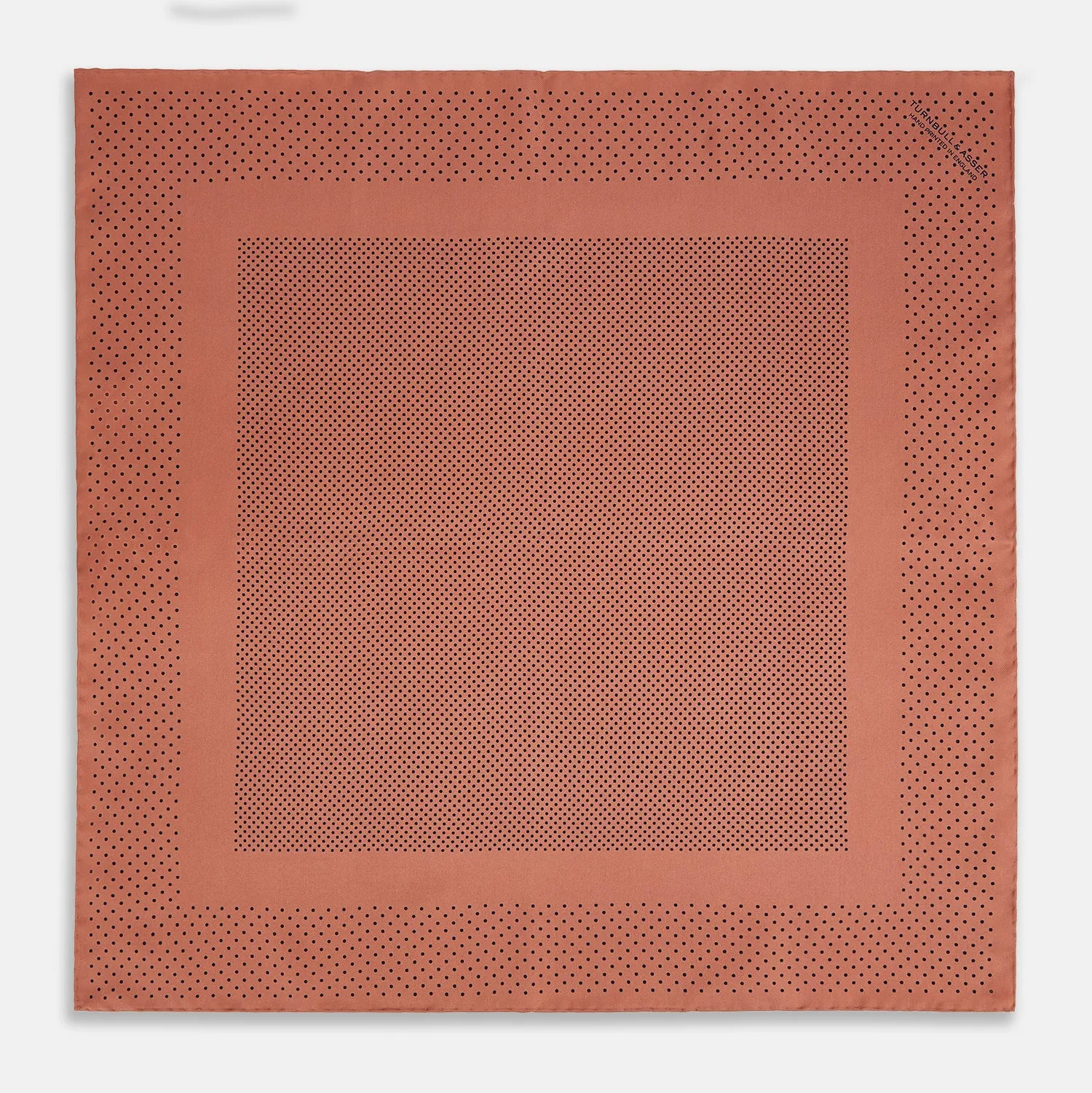 Blush Dot Silk Pocket Square