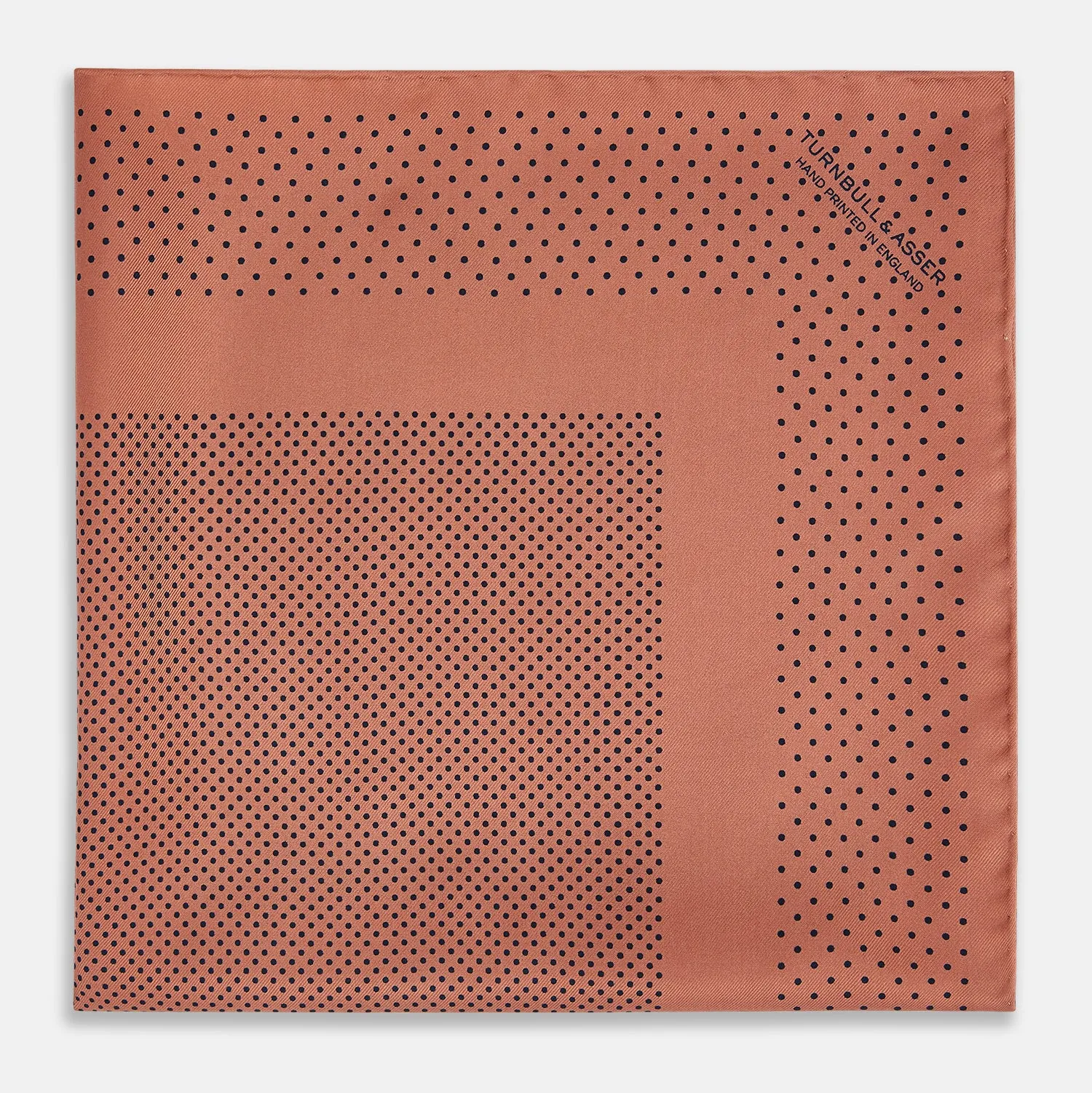 Blush Dot Silk Pocket Square