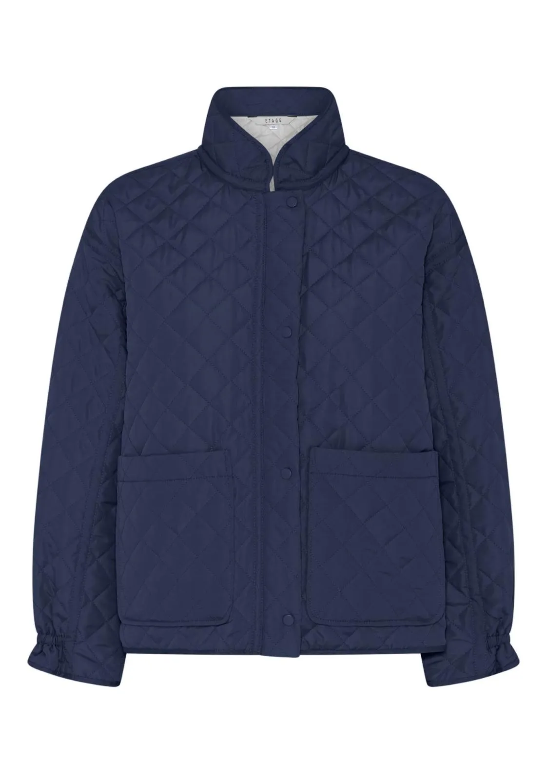 Cero Etage Navy Quilted Jacket