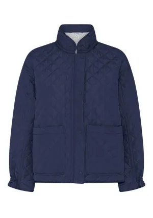 Cero Etage Navy Quilted Jacket
