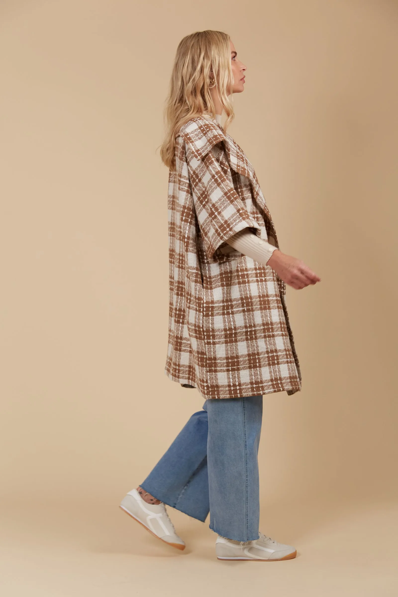 Ceto Wrap Jacket - Toffee