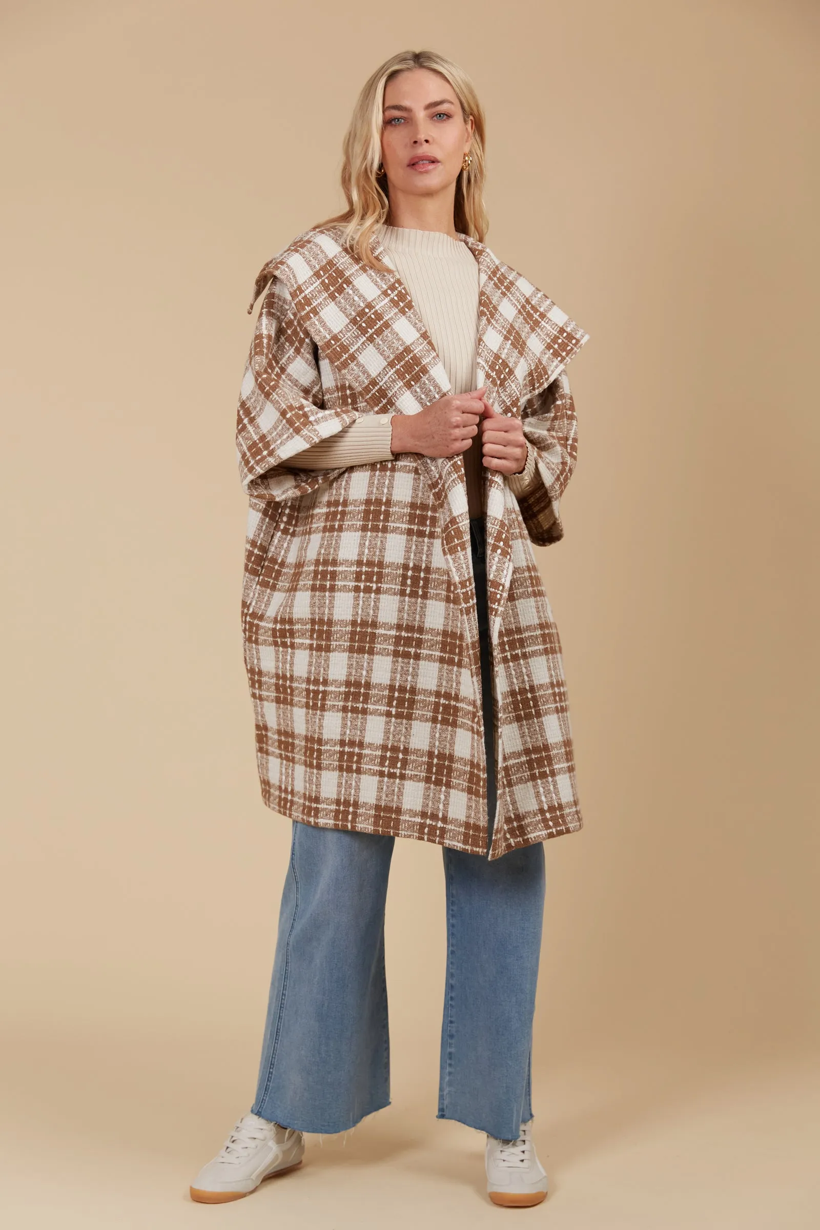 Ceto Wrap Jacket - Toffee