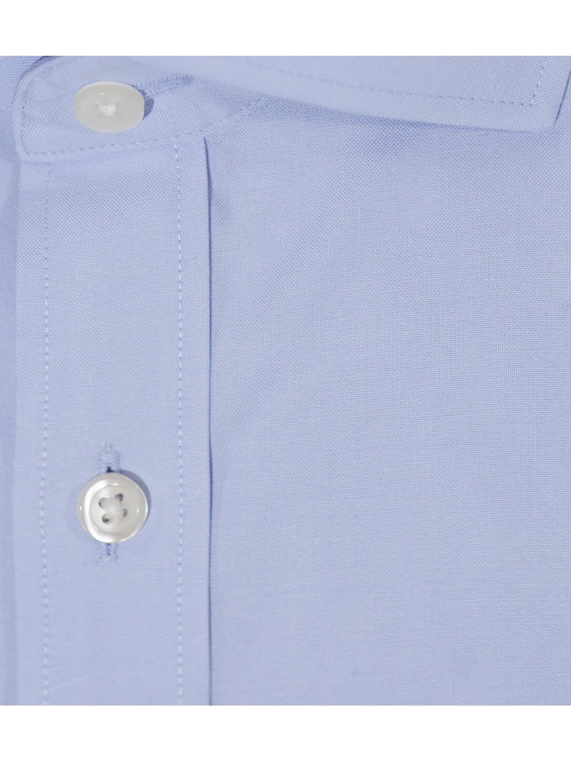 Christopher Morris Mens Blue Cotton Stretch Classic Fit Wrinkle Free Dress Shirt