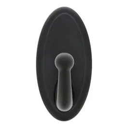 Decorative Hook, Bronze, Oval, Holds 25-Lbs.
