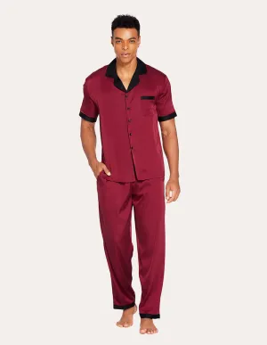 Ekouaer Men Classic Satin Pajamas Set (US Only)