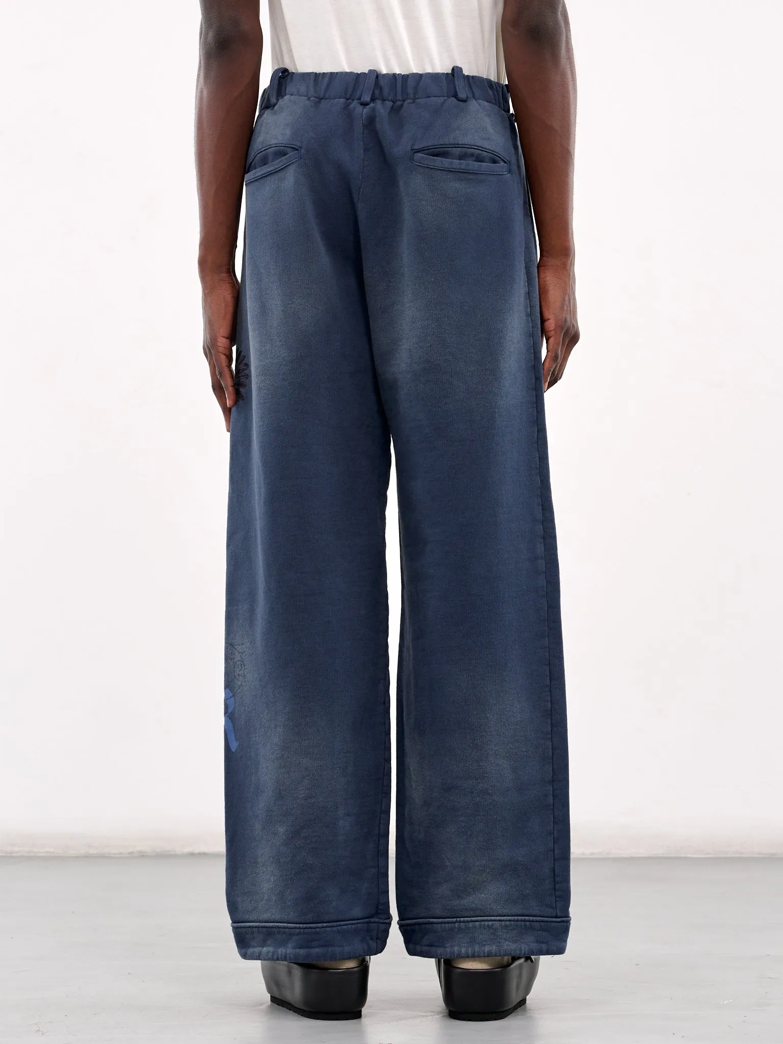 Embroidered Trousers (P-02-V-NAVY)