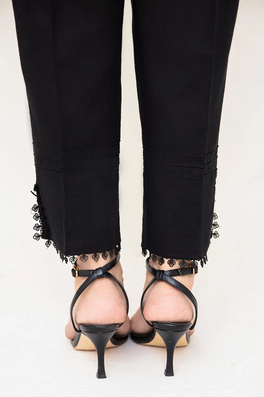 KHADDAR FITTED PANTS
