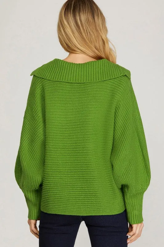 Kiwi Green Sweater