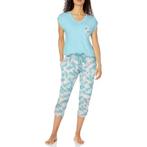 Mae 2 Pc French Terry Carpi & Top Pajamas