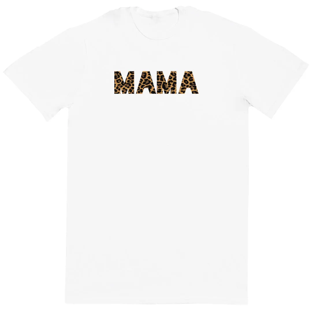 MAMA - Leopard Print - New Style Huge Comfy T-Shirt