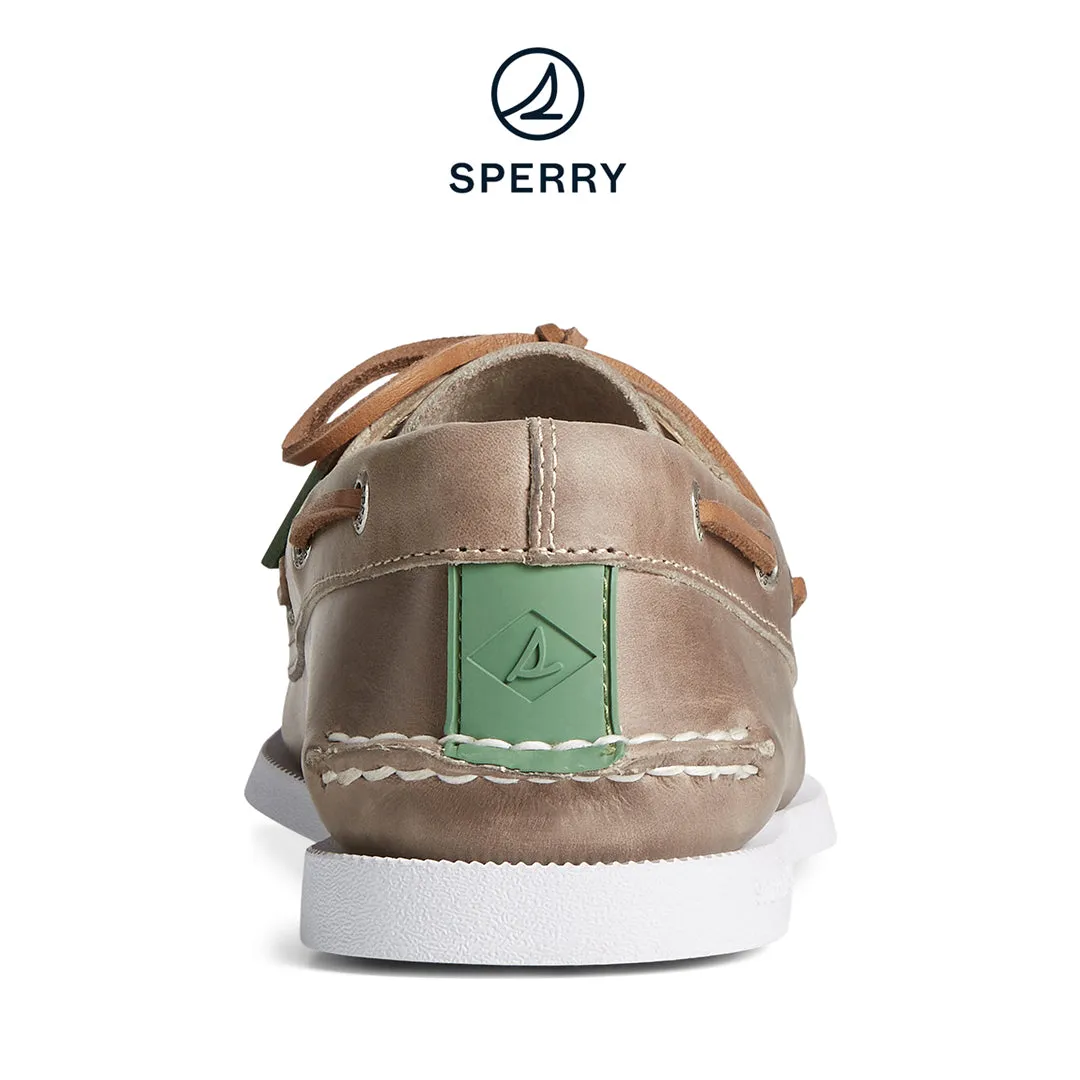 Men's Authentic Original Pullup Boat Shoe - Taupe (STS23932)