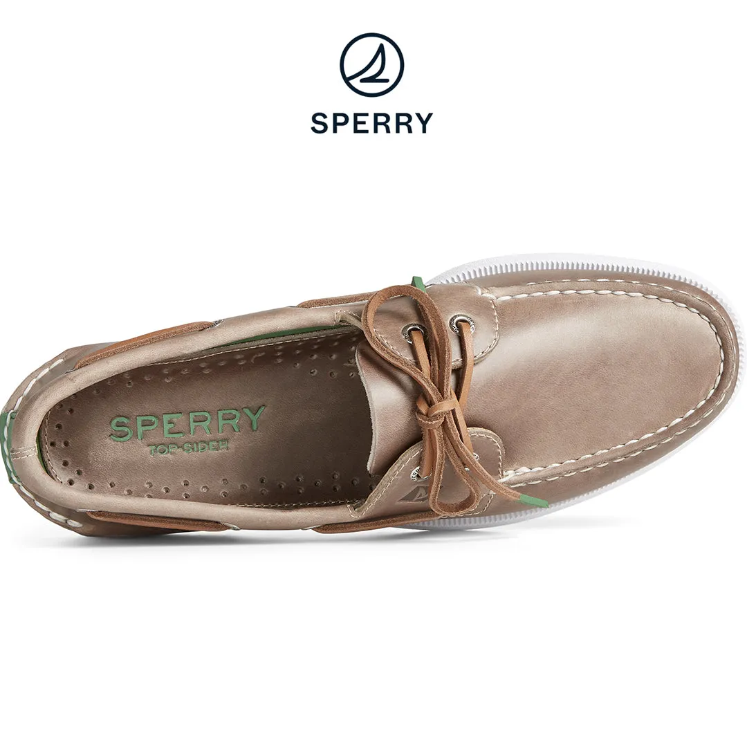 Men's Authentic Original Pullup Boat Shoe - Taupe (STS23932)