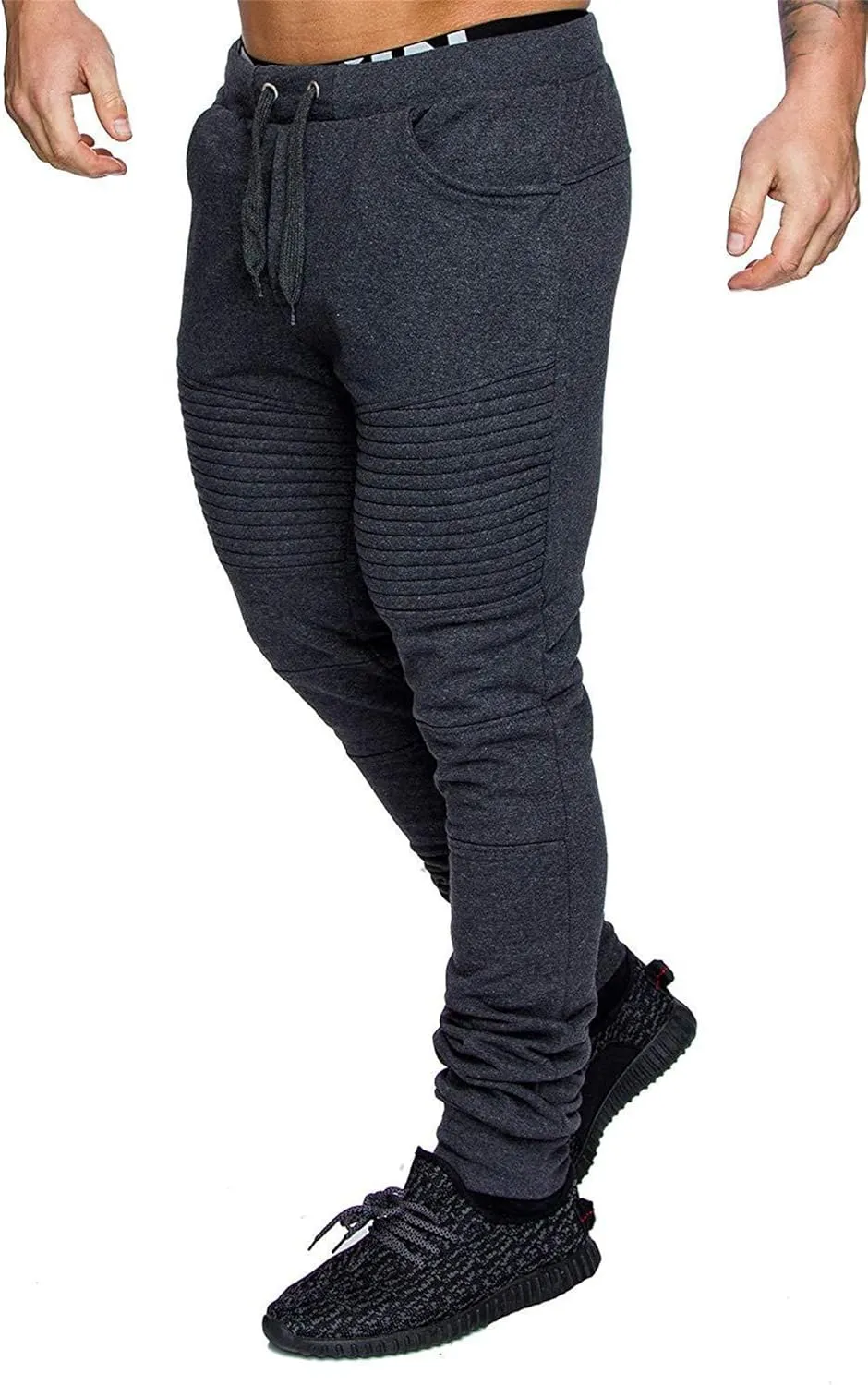 Mens Camo Sweatpants Casual Slim Fit Pants Lightweight Fittness Elastic Pants Athletic Loose Trousers with Pockets