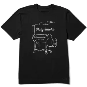 Men's Holy Smoke Smoker Short-Sleeve Crusher-LITE Tee - Jet Black