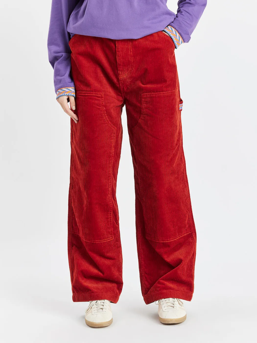 Mills Corduroy Trousers Rust