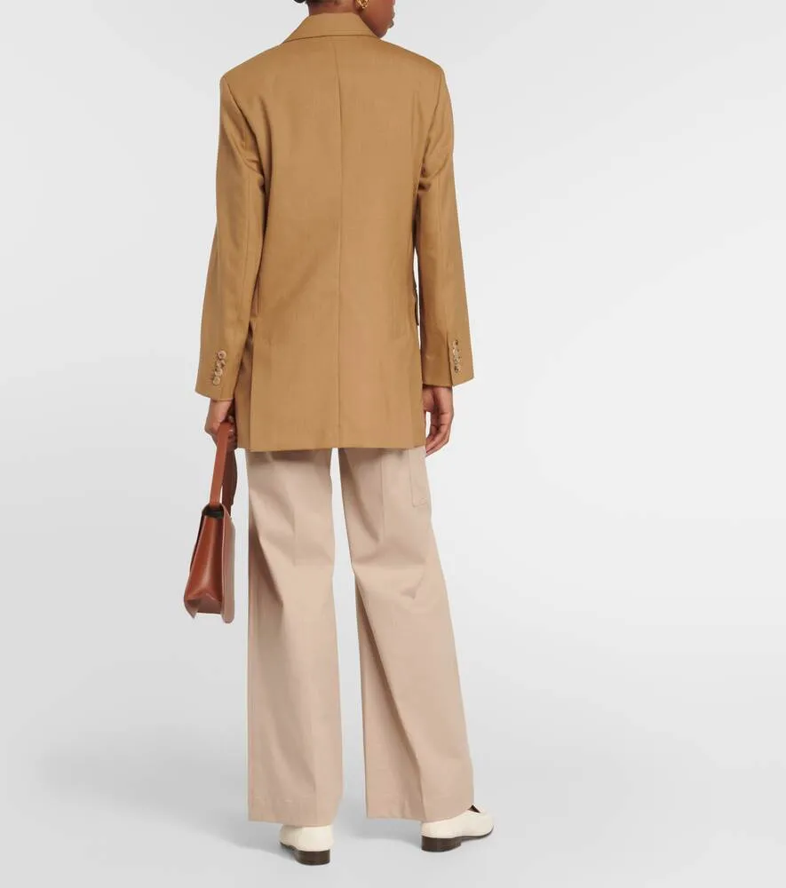 Mirko jacket in wool, mohair and silk MAX MARA, brown