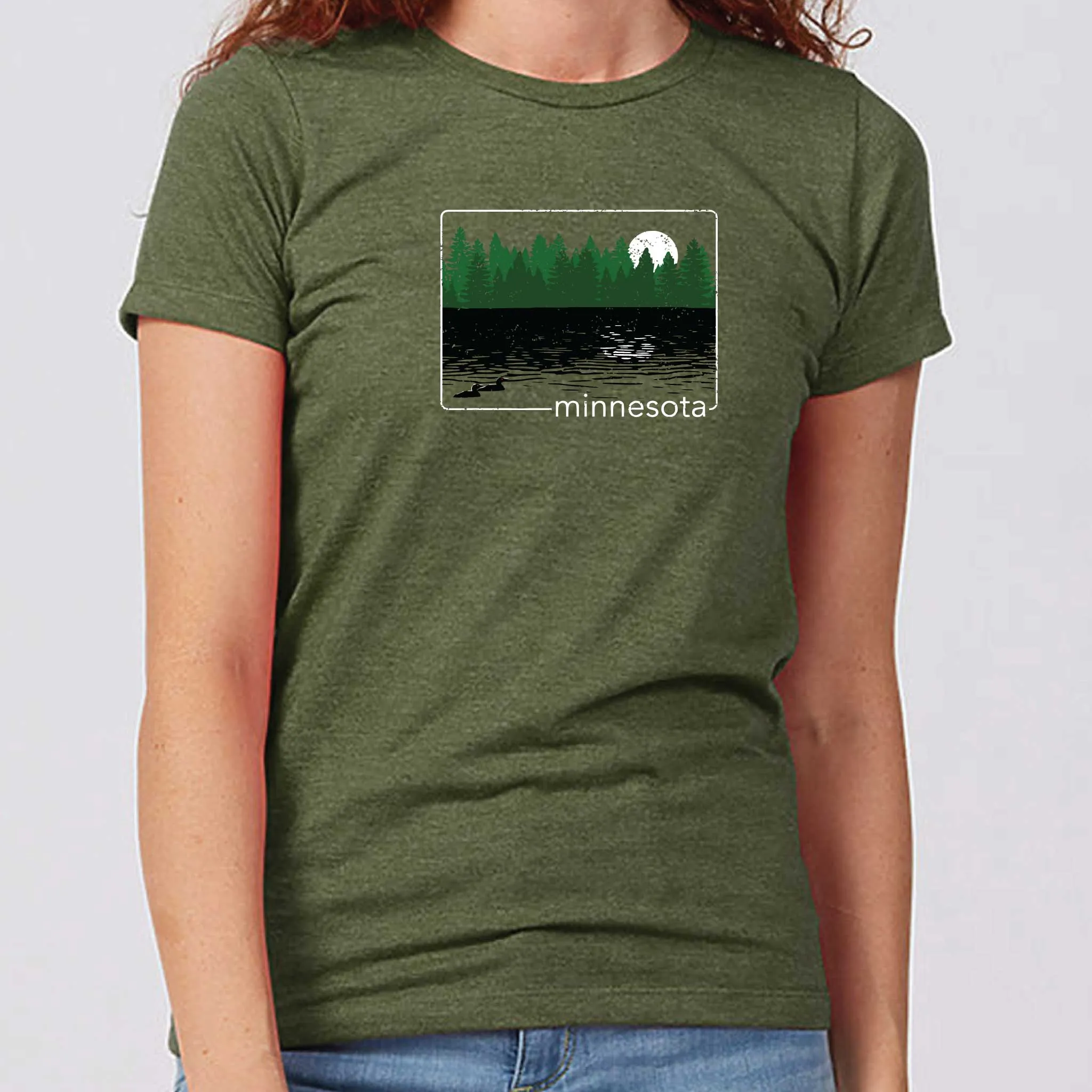 Night on the Lake Minnesota Women's T-Shirt