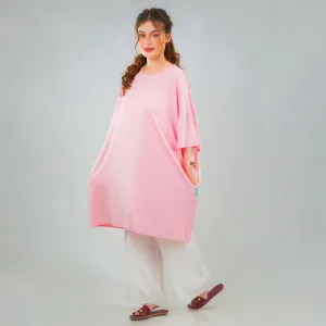 Ornavo Plain Pink Comfy Tee