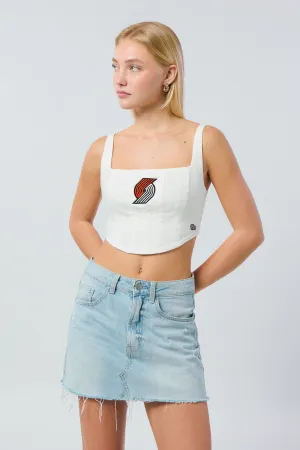 Portland Trail Blazers Denim Corset
