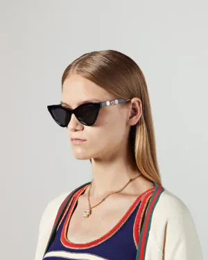 "Sophisticated Web Cat Eye" Sunglasses