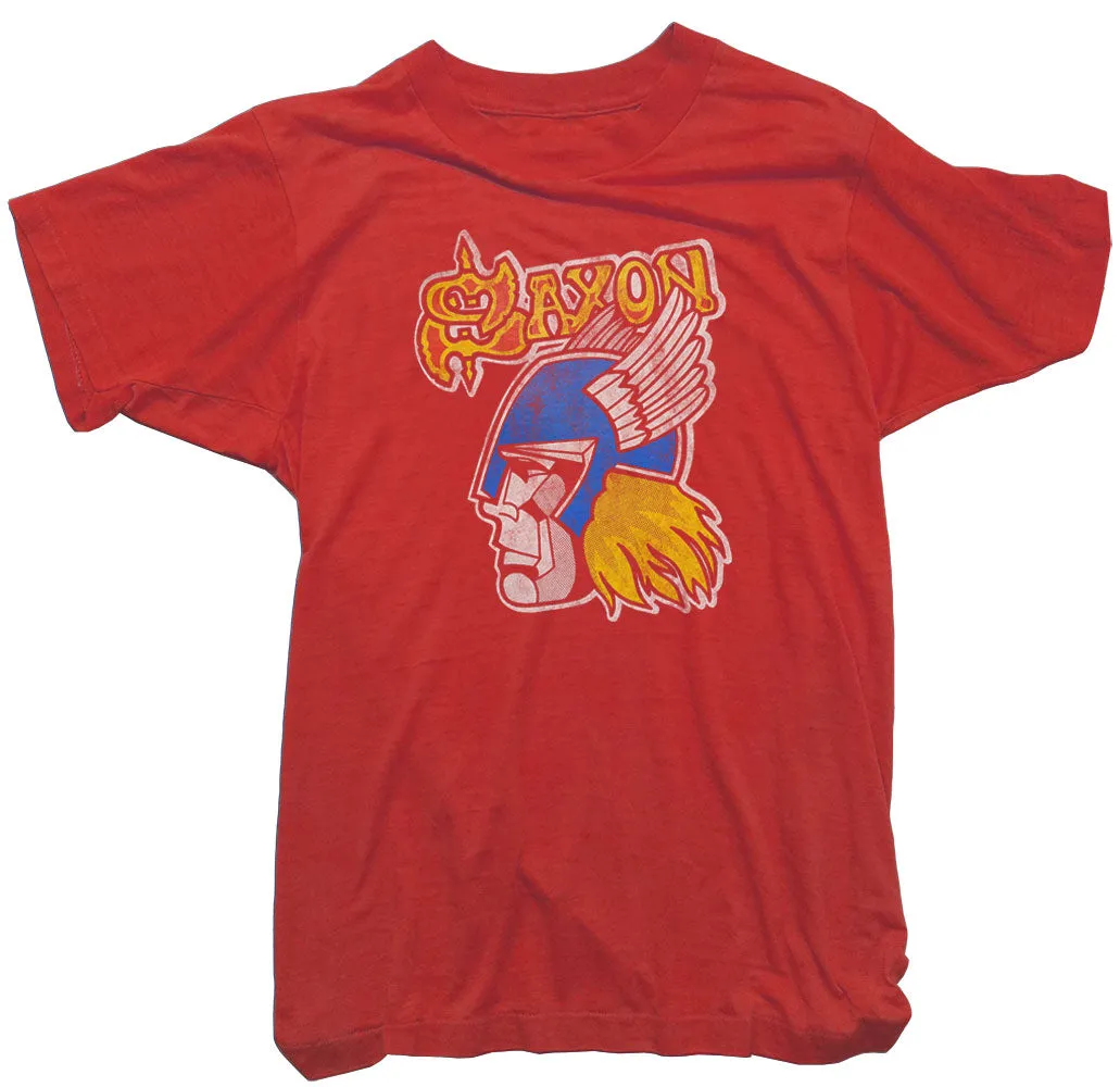 Saxon T-Shirt - Saxon Helmet Tee
