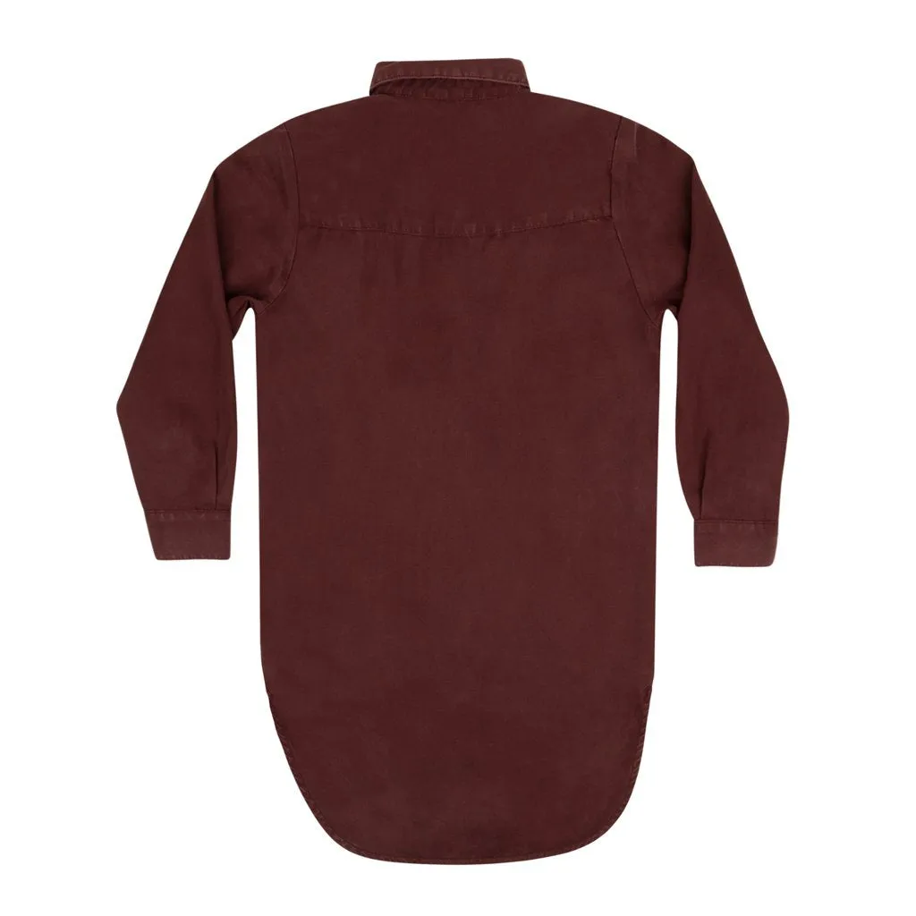 Shirt Dress Bitter Chocolate Adult