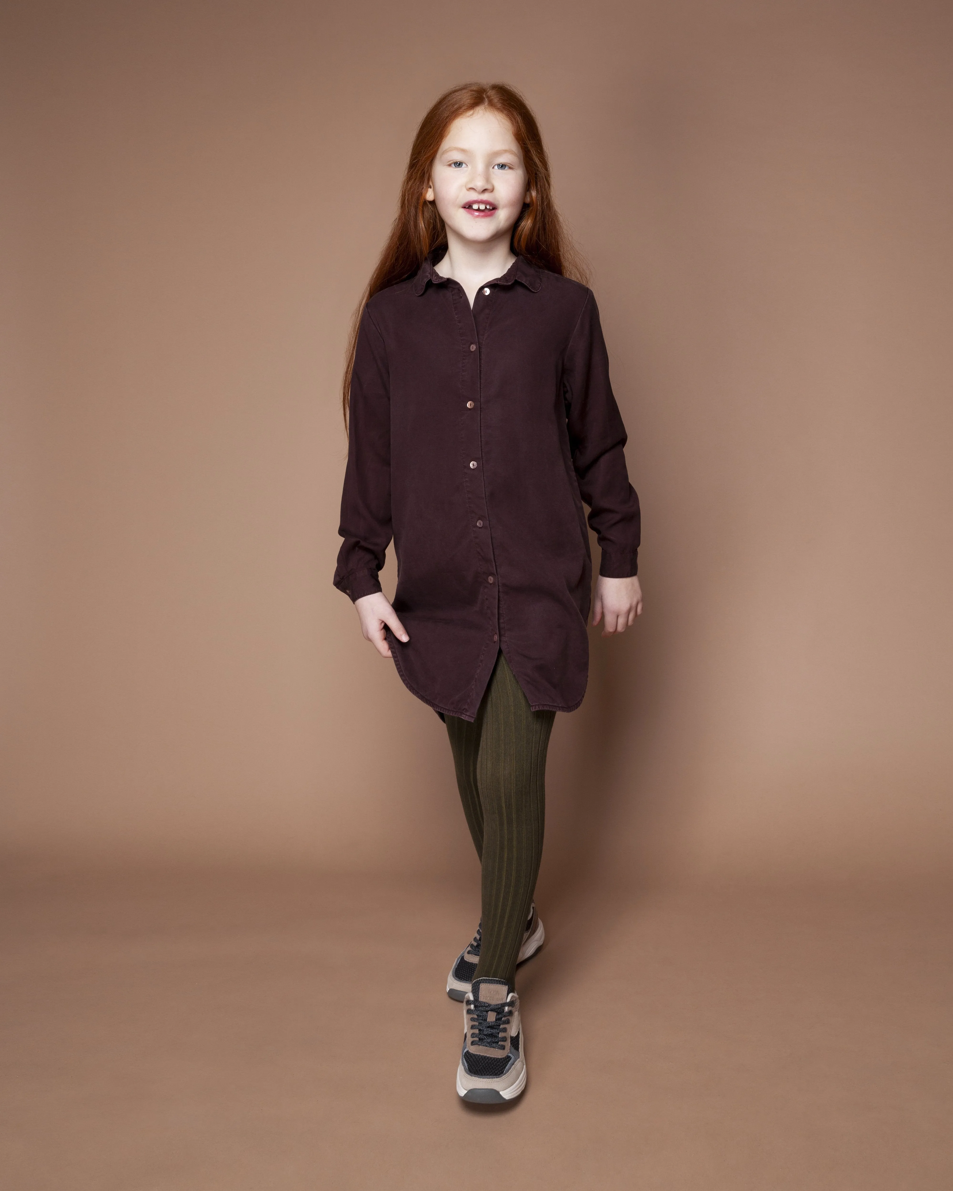 Shirt Dress Bitter Chocolate Adult