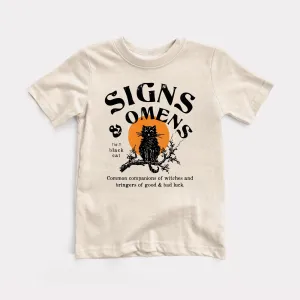 Signs And Omens Black Cat Toddler Tee
