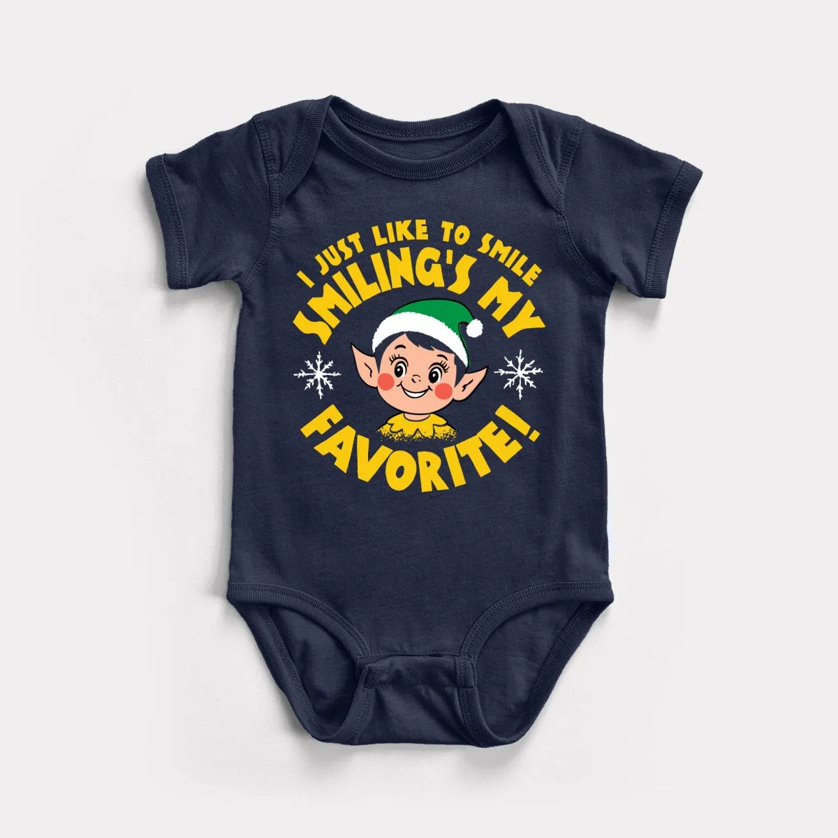 Smiling's My Favorite - Baby Bodysuit