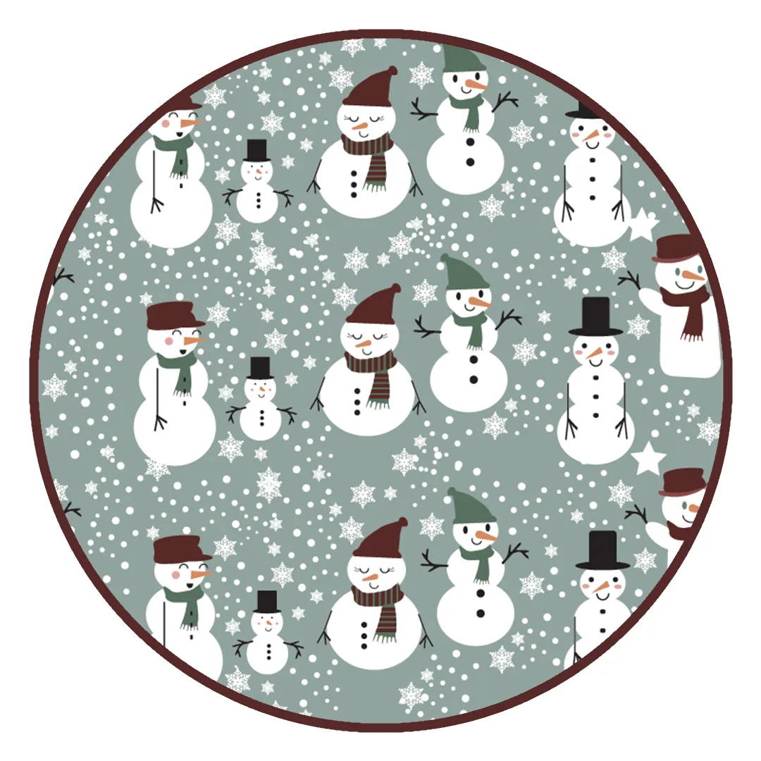 Snowman Bamboo Holiday Two Piece Pajama Set