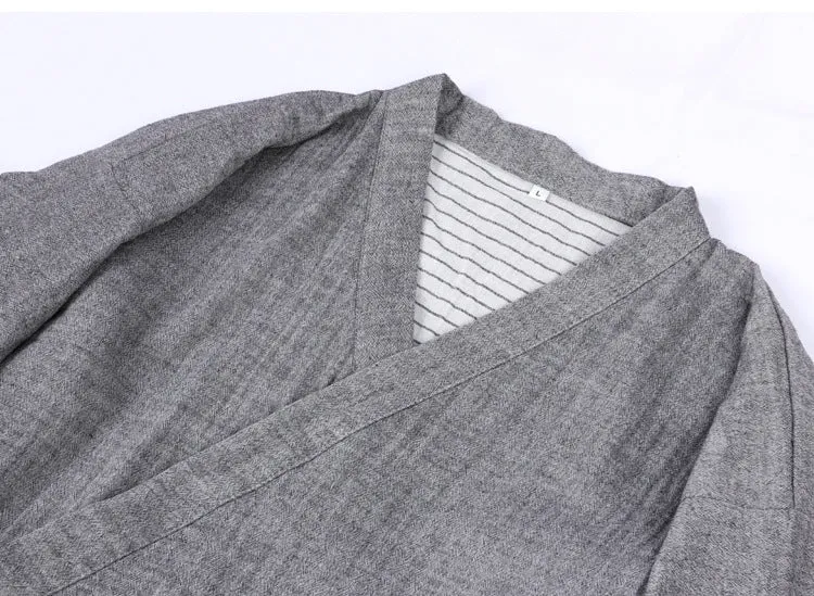 Soft Cotton Pajamas Kimono Robe
