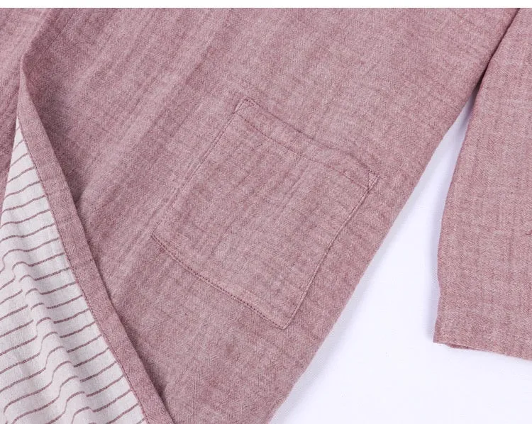 Soft Cotton Pajamas Kimono Robe
