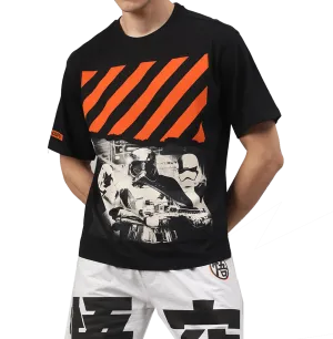 Star Wars 0473 Black Loose Fit Mens T Shirt