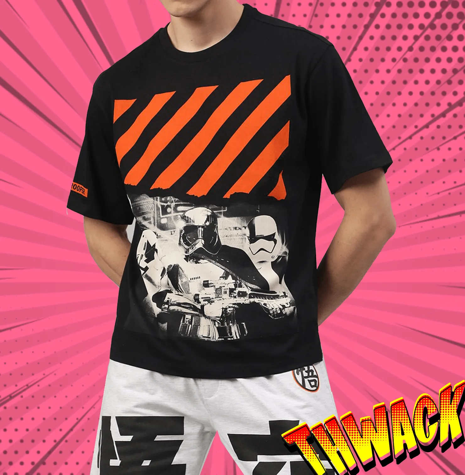 Star Wars 0473 Black Loose Fit Mens T Shirt