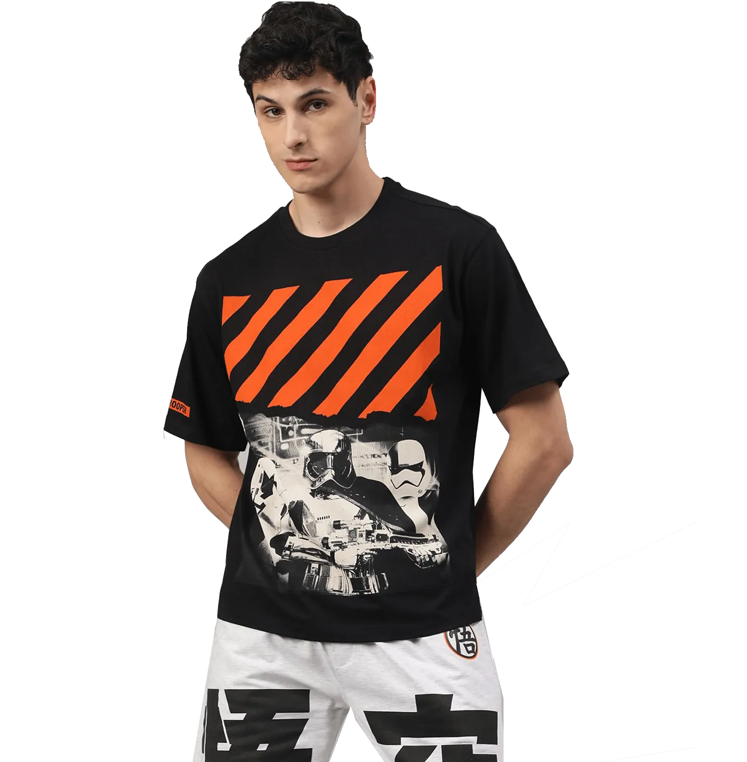Star Wars 0473 Black Loose Fit Mens T Shirt