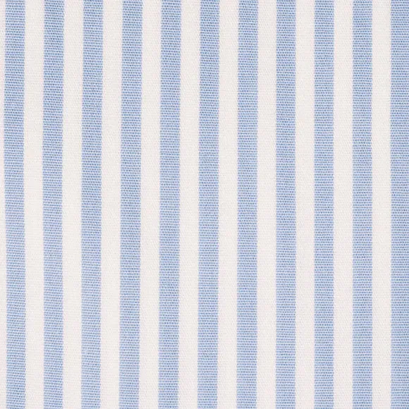 Steven Land Mens Light Blue Striped 100% Cotton French Cuff Dress Shirt